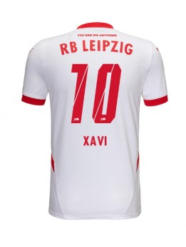 Muži Futbalové oblečenie RB Leipzig Xavi Simons #10 2024-25 Krátky Rukáv - Domáci